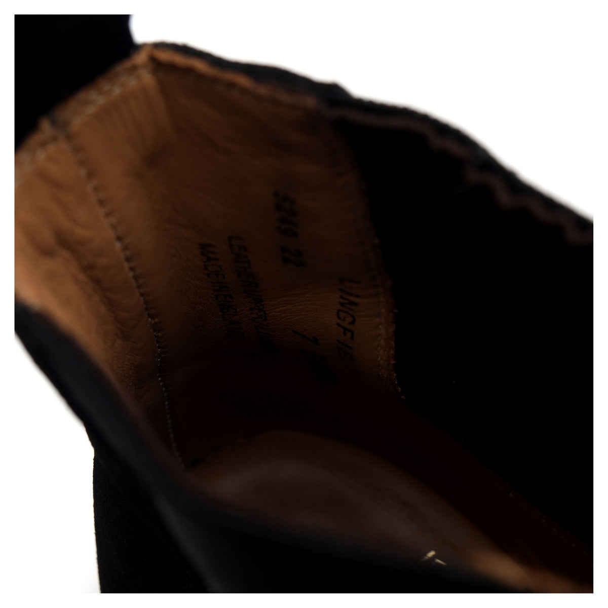 &#39;Lingfield&#39; Black Suede Chelsea Boots UK 7 E