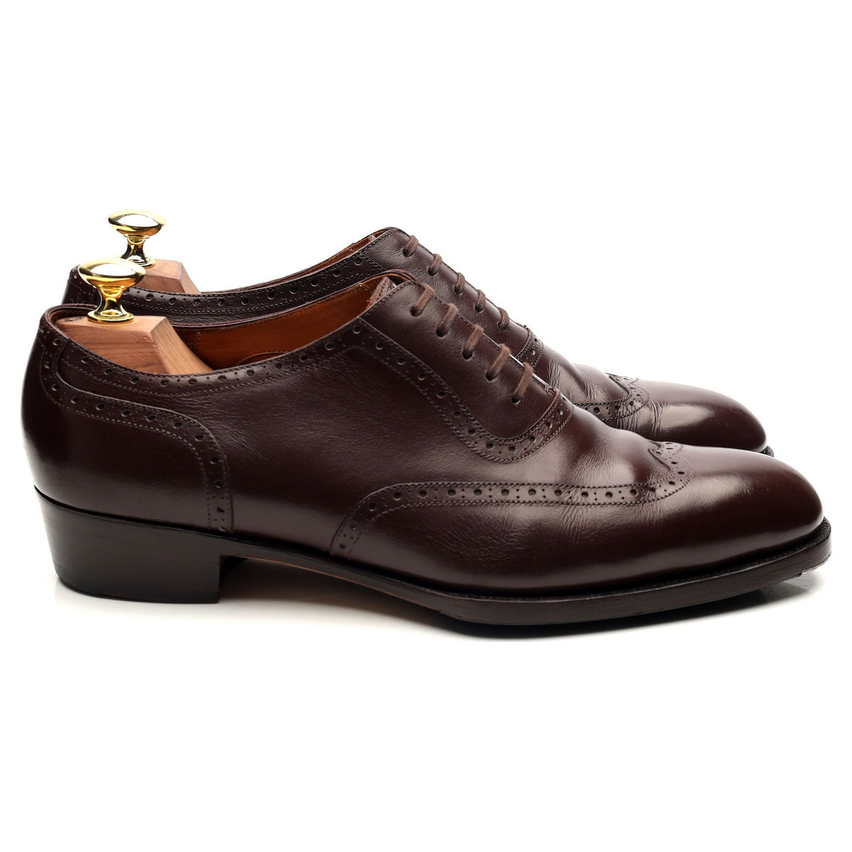Oct. Tenth Dark Brown Leather Oxford Brogues UK 7.5