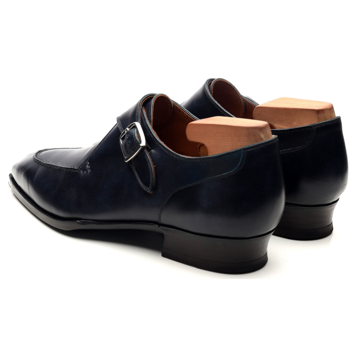 Navy Blue Split Toe Monk Strap UK 7.5 EU 41.5