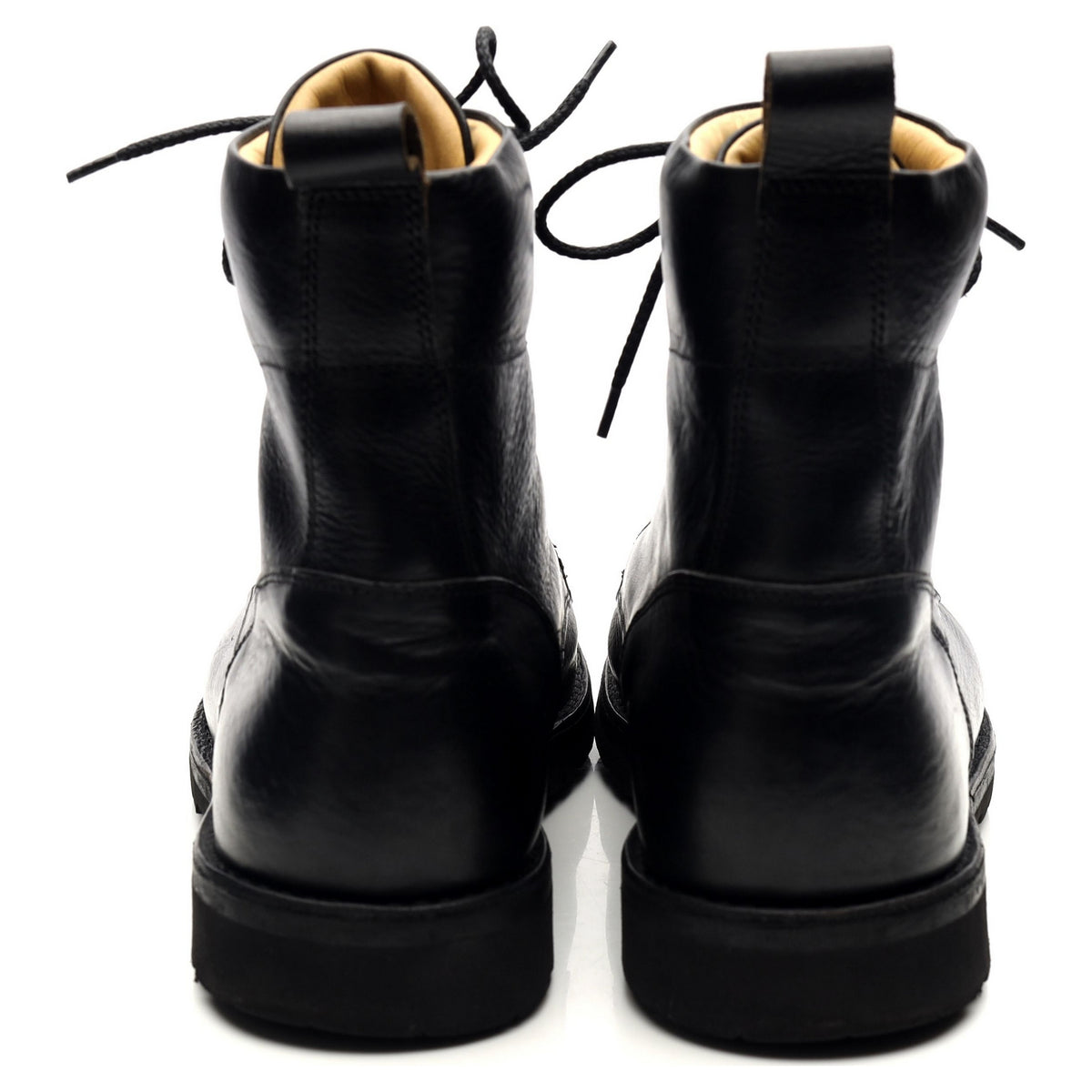 &#39;Z525&#39; Black Leather Explorer Cervino Boots UK 11 EU 45