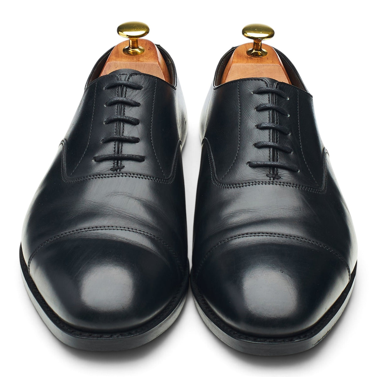 'Audley' Black Leather Oxford UK 8.5 E