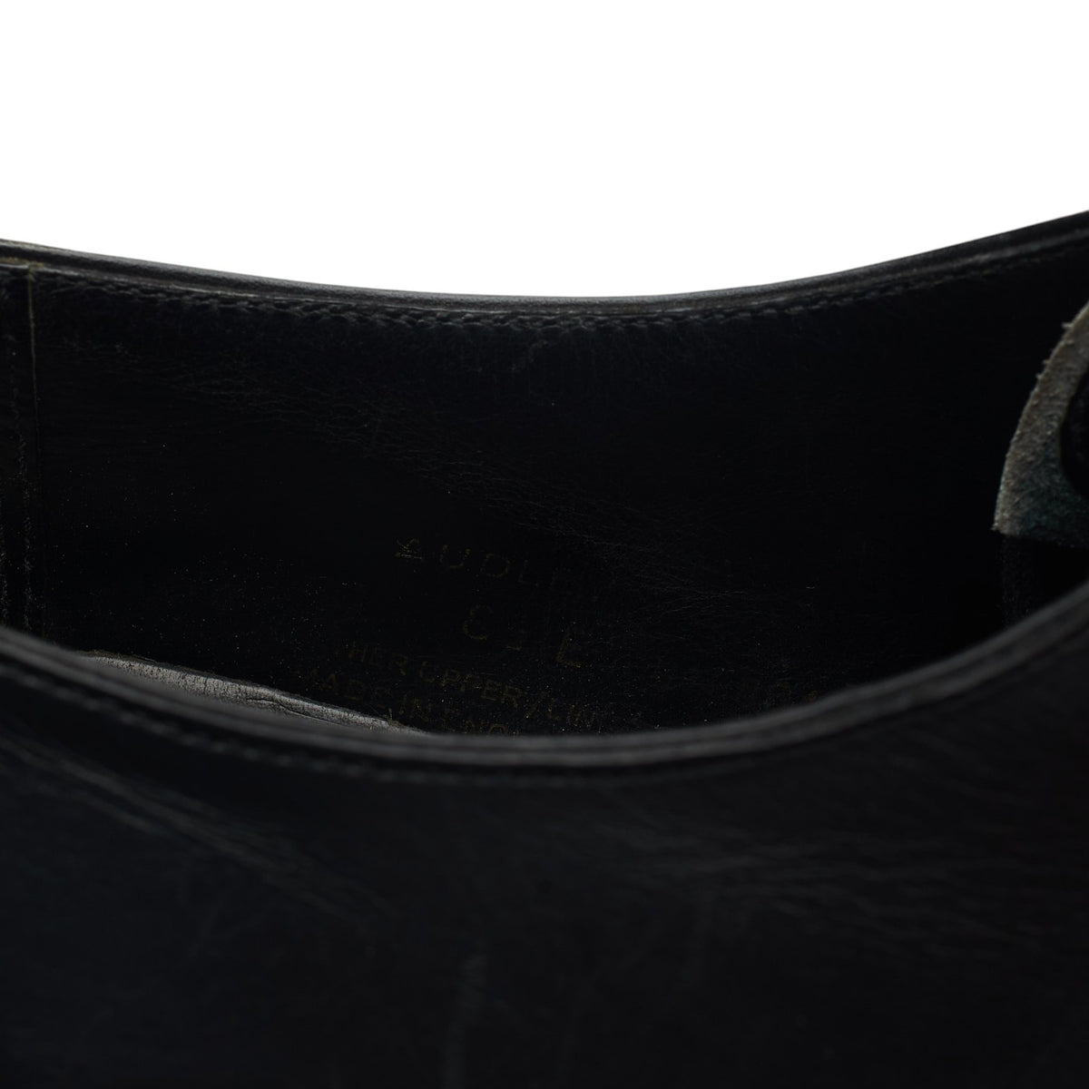 'Audley' Black Leather Oxford UK 8.5 E