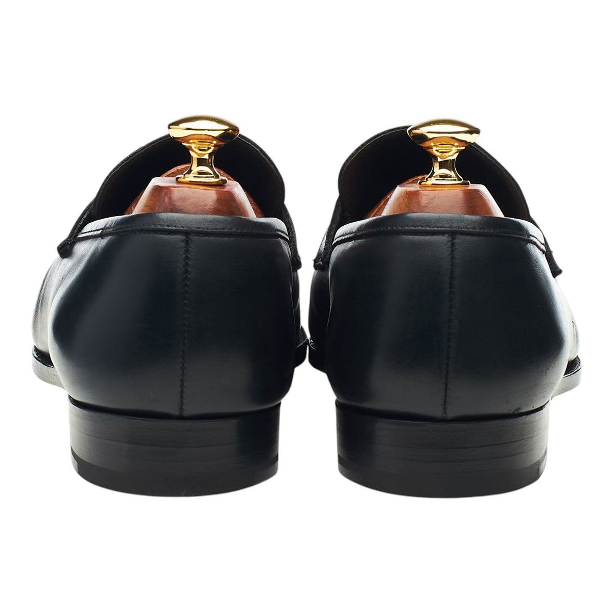 'Marston' Black Leather Loafers UK 8.5 E