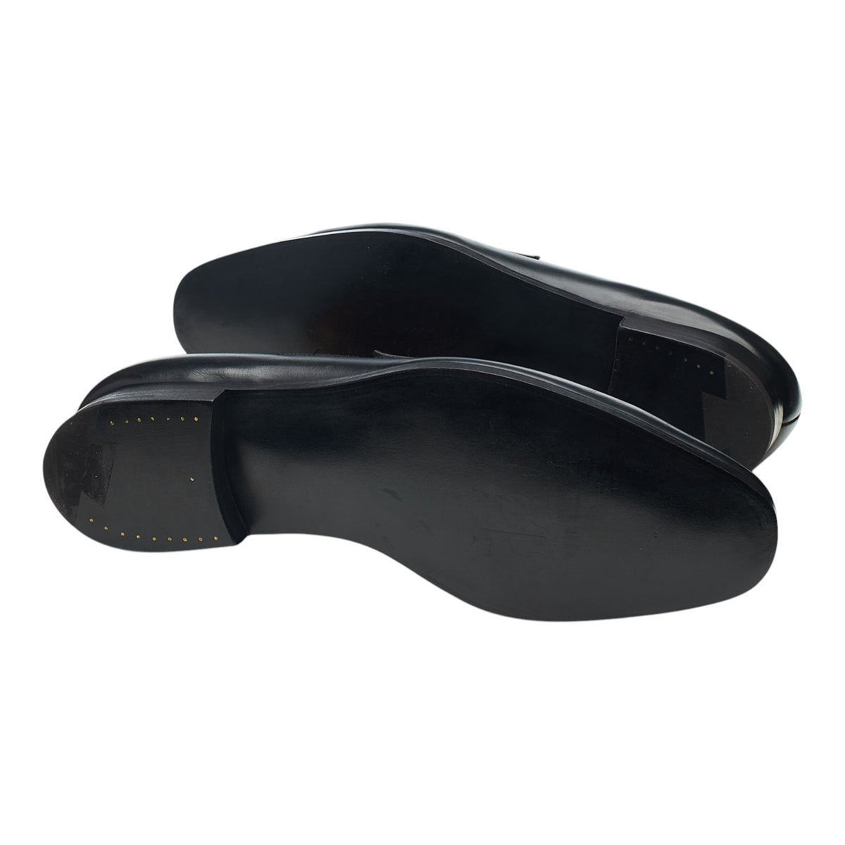 'Marston' Black Leather Loafers UK 8.5 E