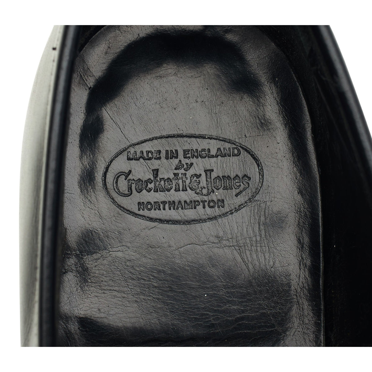 'Marston' Black Leather Loafers UK 8.5 E