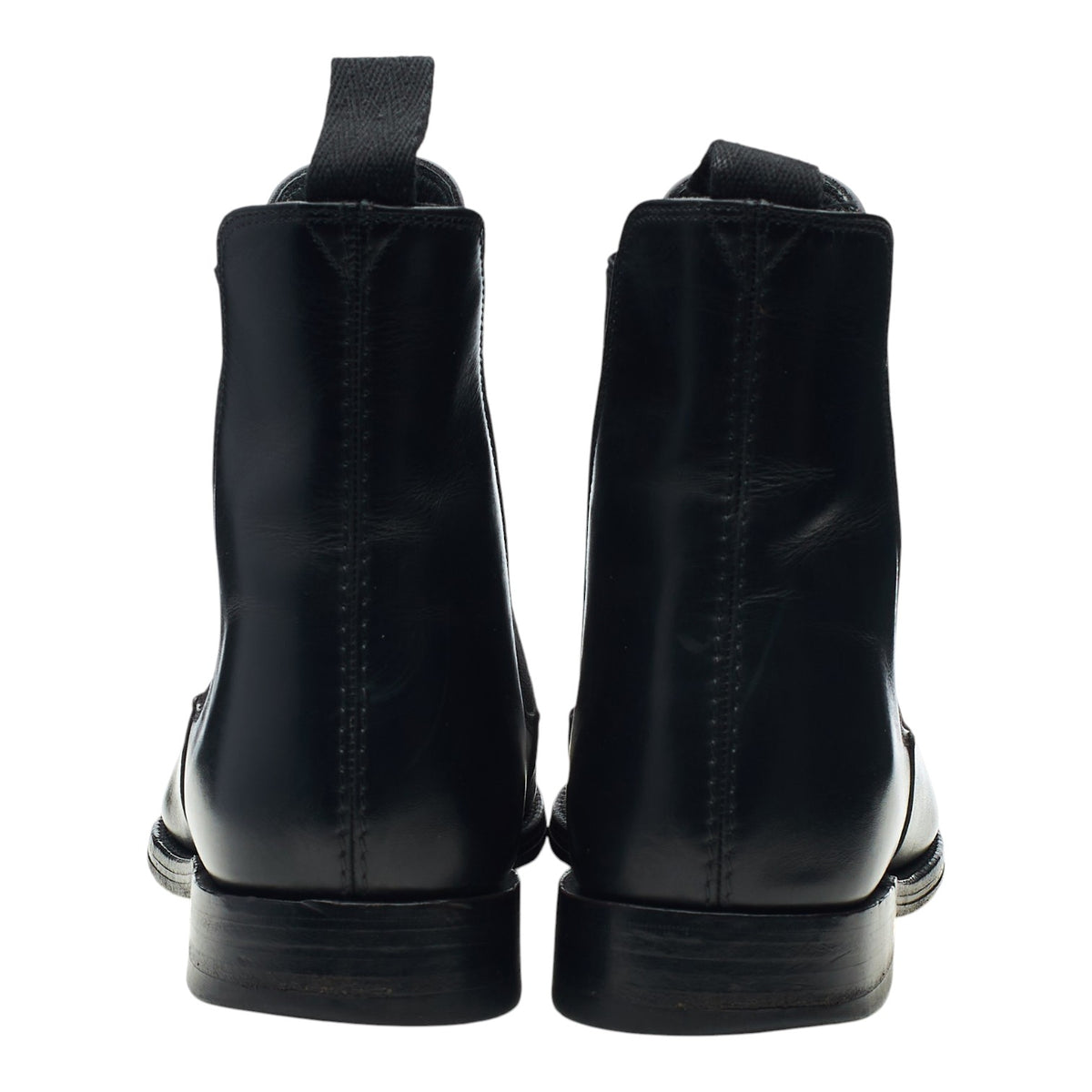 Herring 'Coltham' Black Leather Chelsea Boots UK 7.5 F