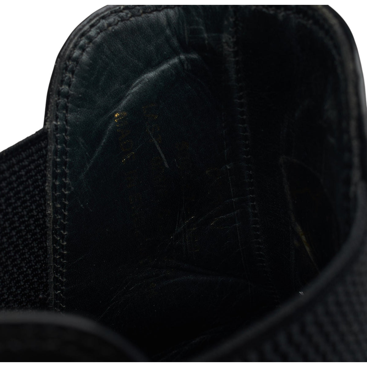 Herring 'Coltham' Black Leather Chelsea Boots UK 7.5 F