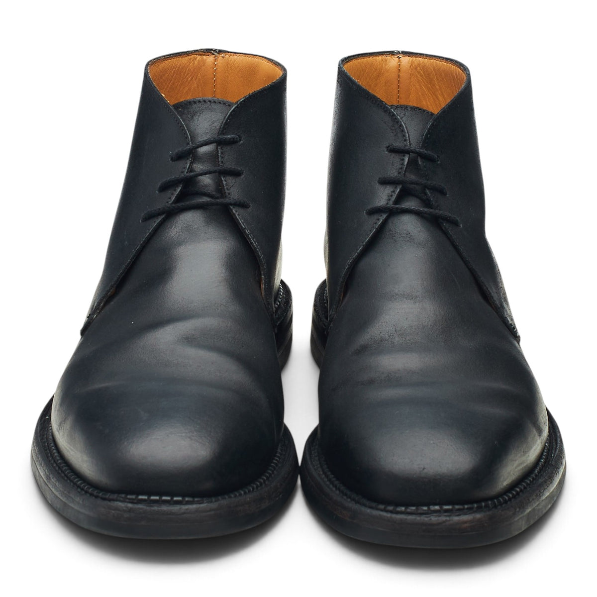 'Molton' Black Rough-Out Suede Chukka Boots UK 9.5 E