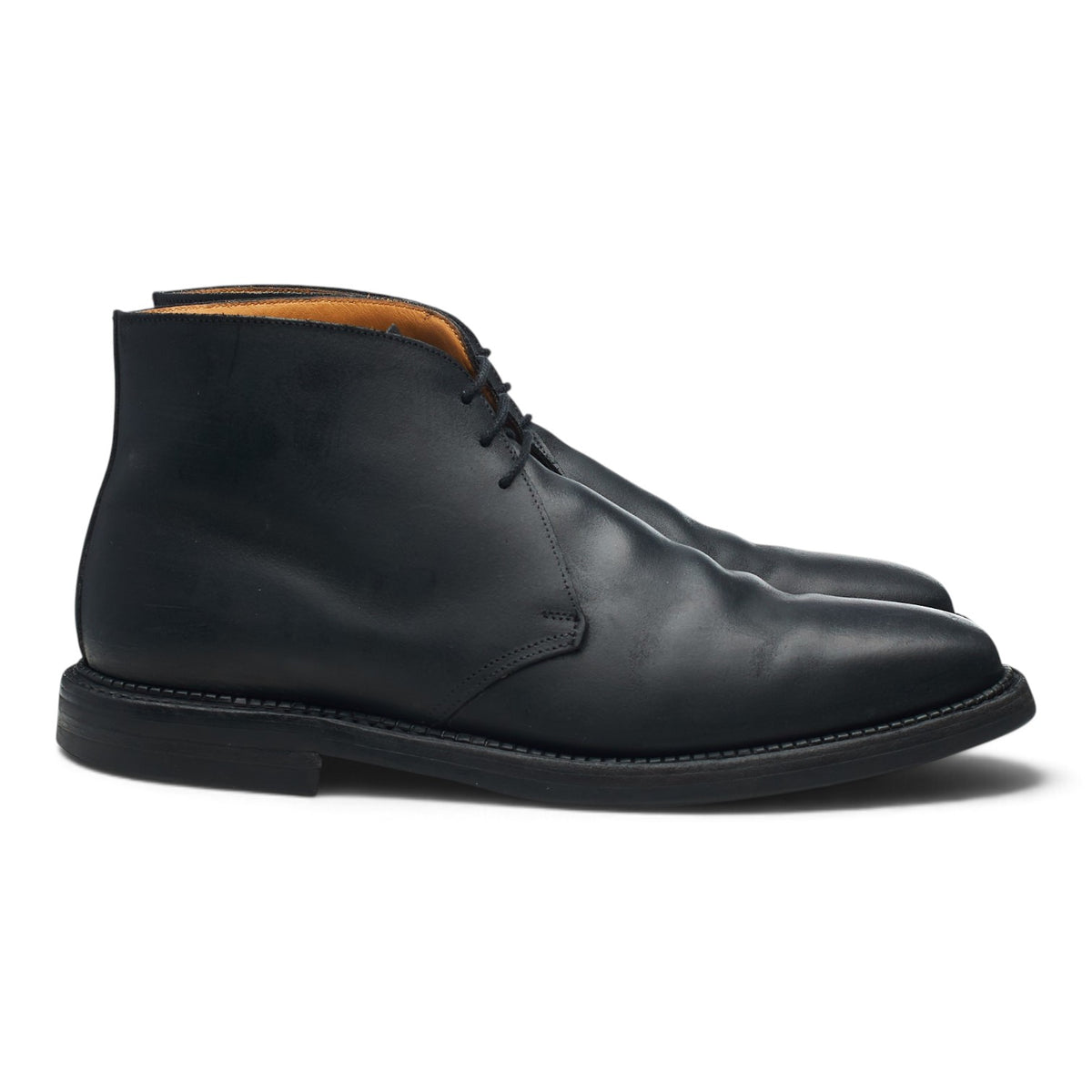 'Molton' Black Rough-Out Suede Chukka Boots UK 9.5 E