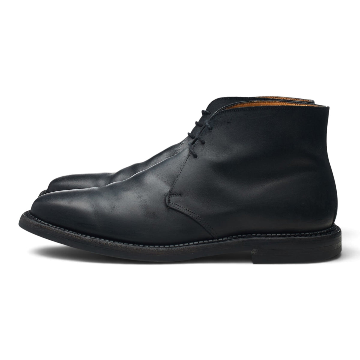 'Molton' Black Rough-Out Suede Chukka Boots UK 9.5 E