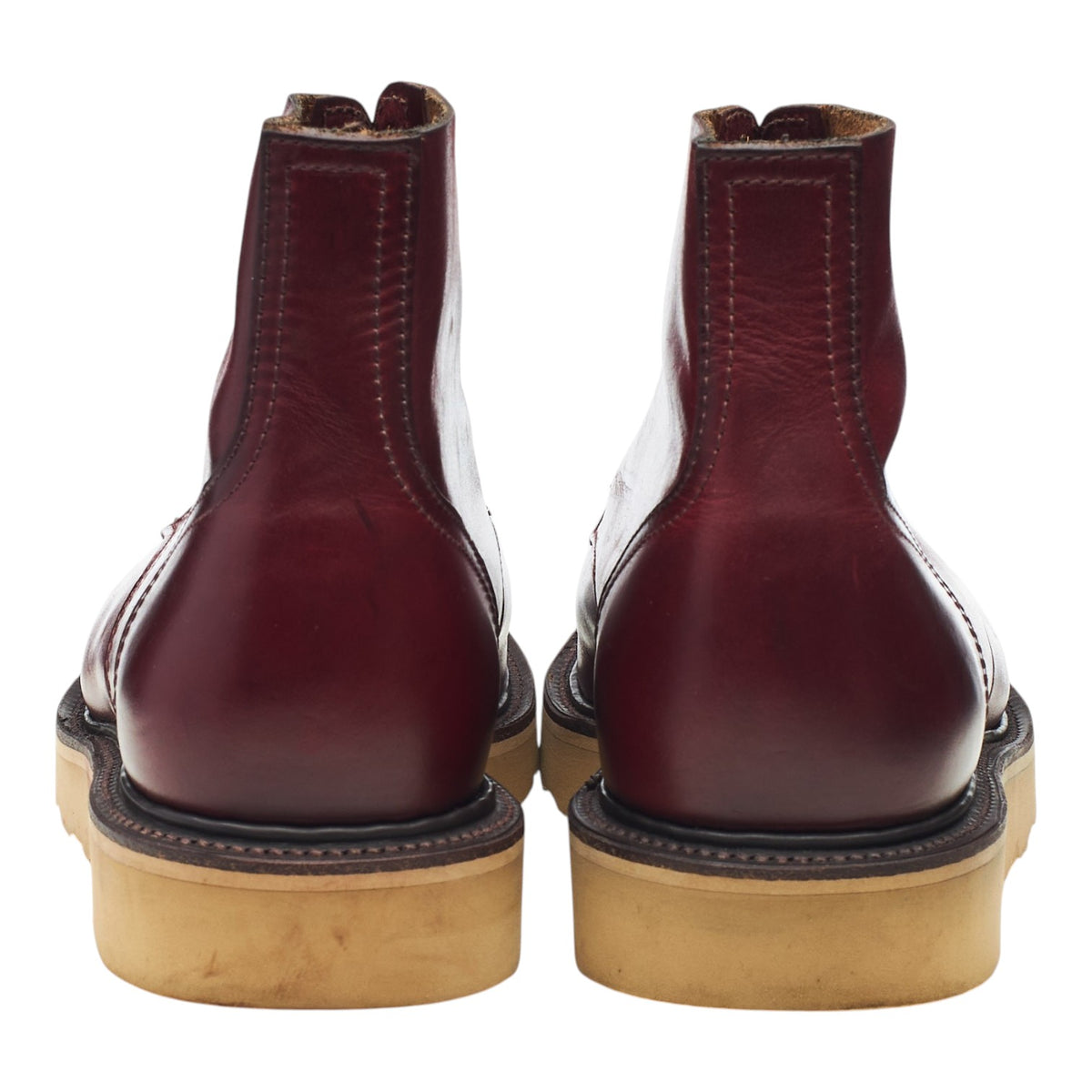 'Harrison' Oxblood Leather Boots UK 7.5 F