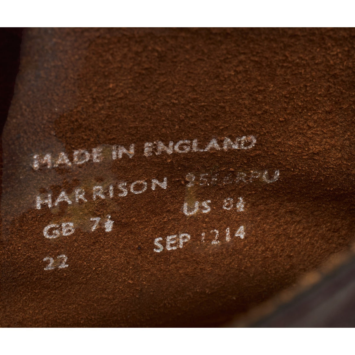'Harrison' Oxblood Leather Boots UK 7.5 F