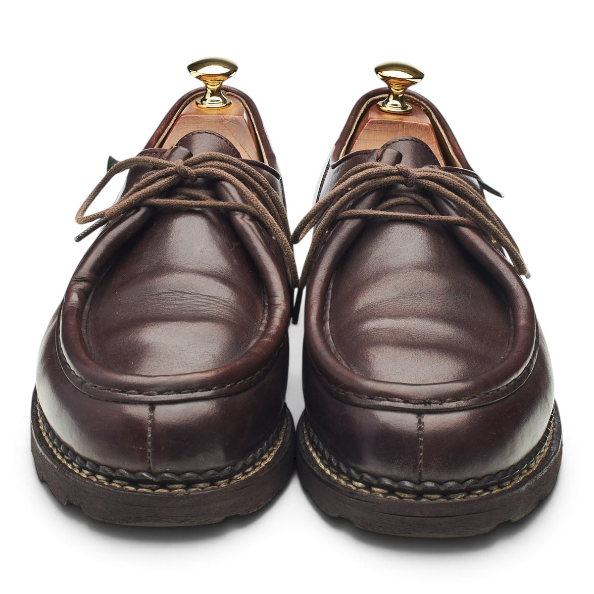 'Michael' Dark Brown Leather Apron Derby UK 10 EU 44