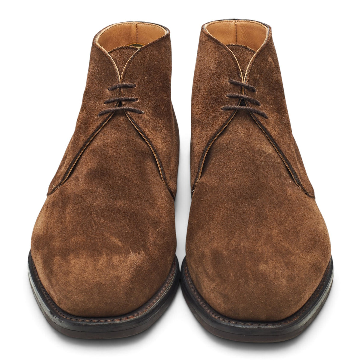 'Orton' Brown Suede Chukka Boots UK 11 F