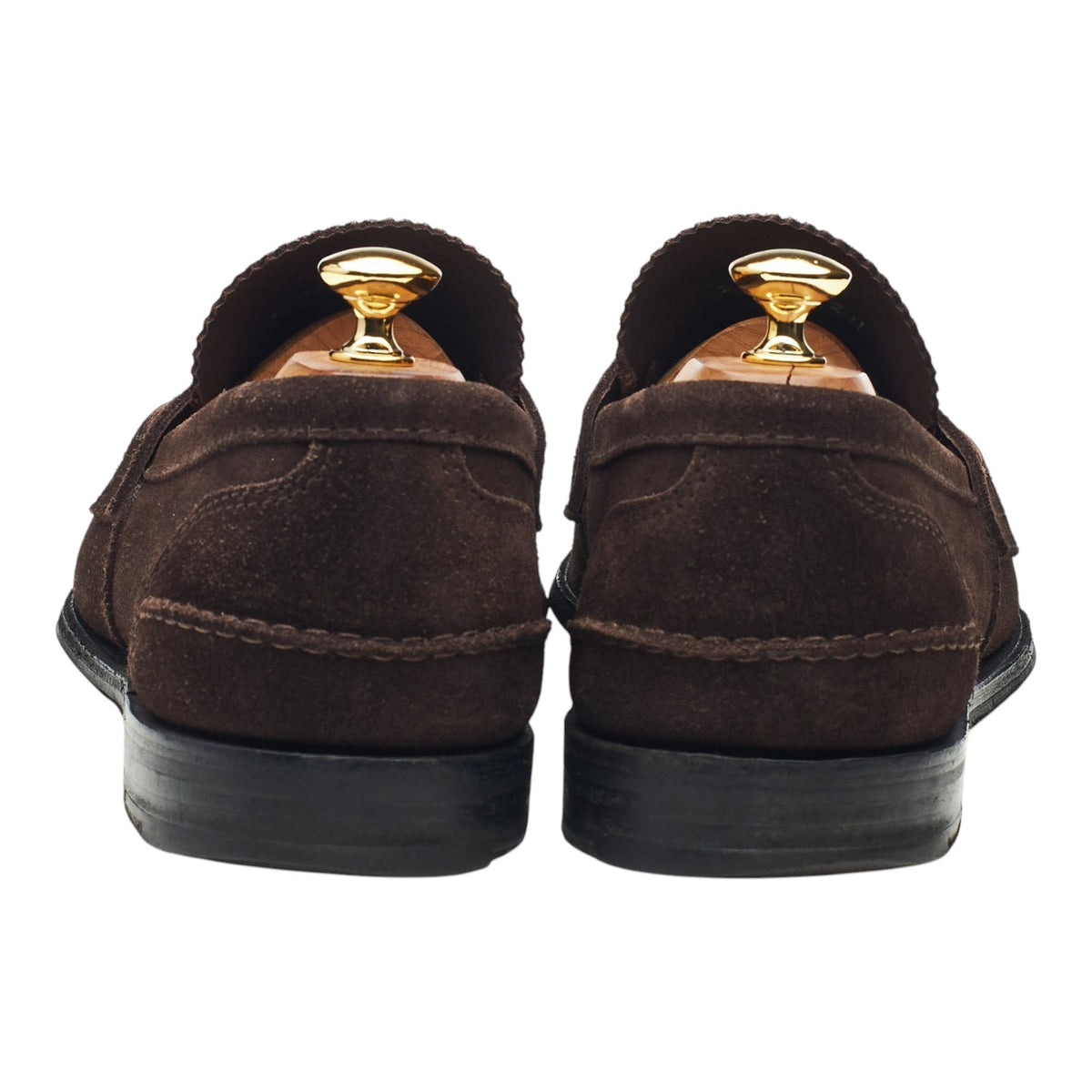'Pembrey' Dark Brown Suede Loafers UK 11 F