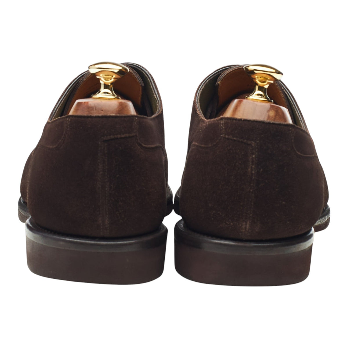 'Isham' Dark Brown Suede Split Toe Derby UK 10 E