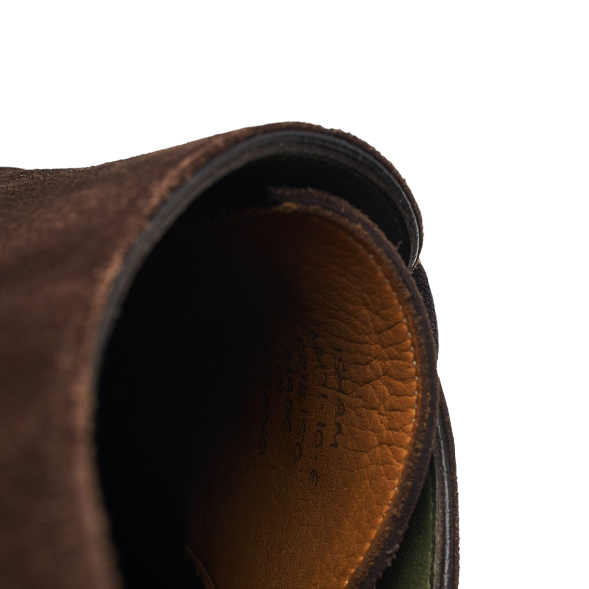 'Isham' Dark Brown Suede Split Toe Derby UK 10 E