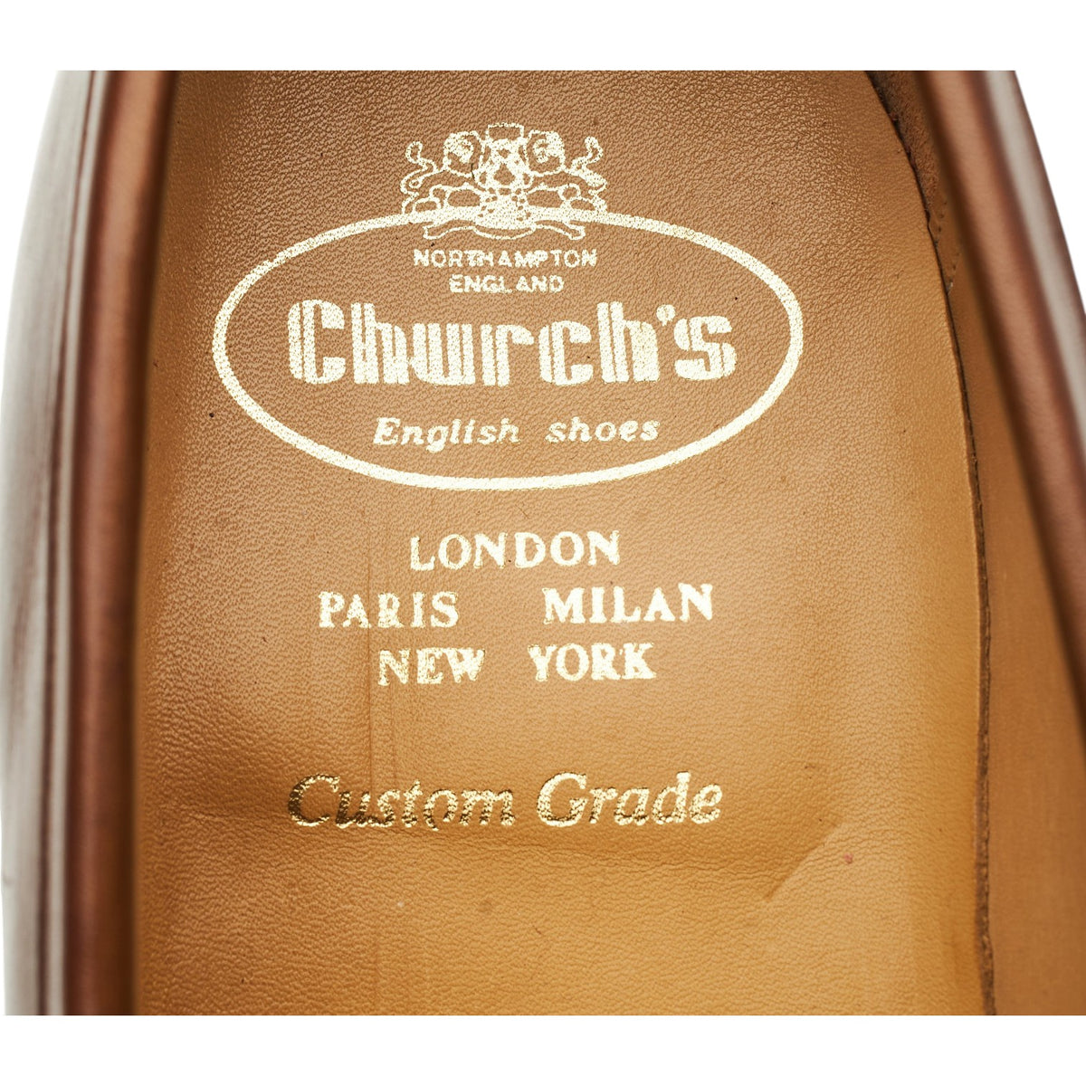 'Ashley' Brown Leather Loafers UK 8 G