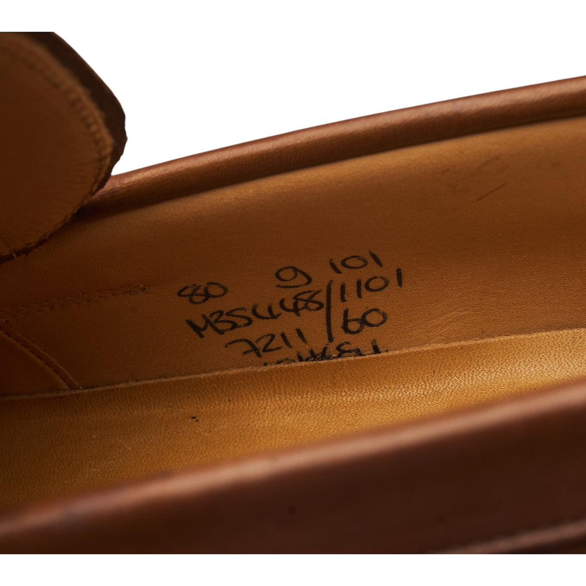 'Ashley' Brown Leather Loafers UK 8 G
