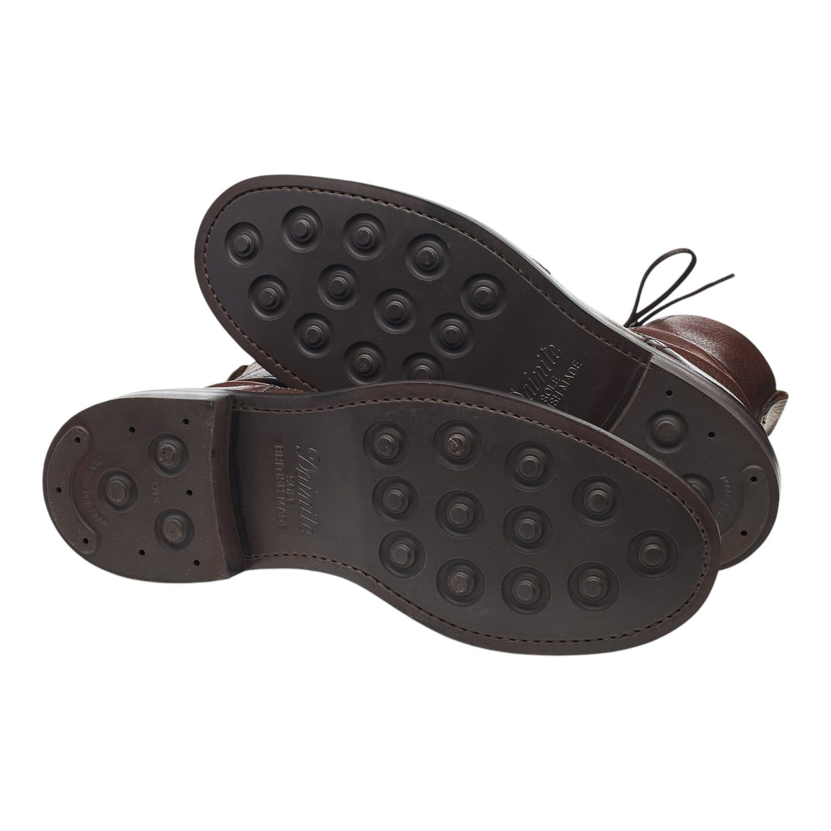 'Islay' Dark Brown Grain Leather Boots UK 8.5 E