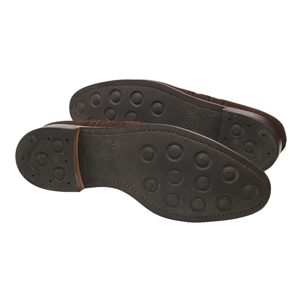 'Swansea' Dark Brown Suede Derby Brogues UK 10 E