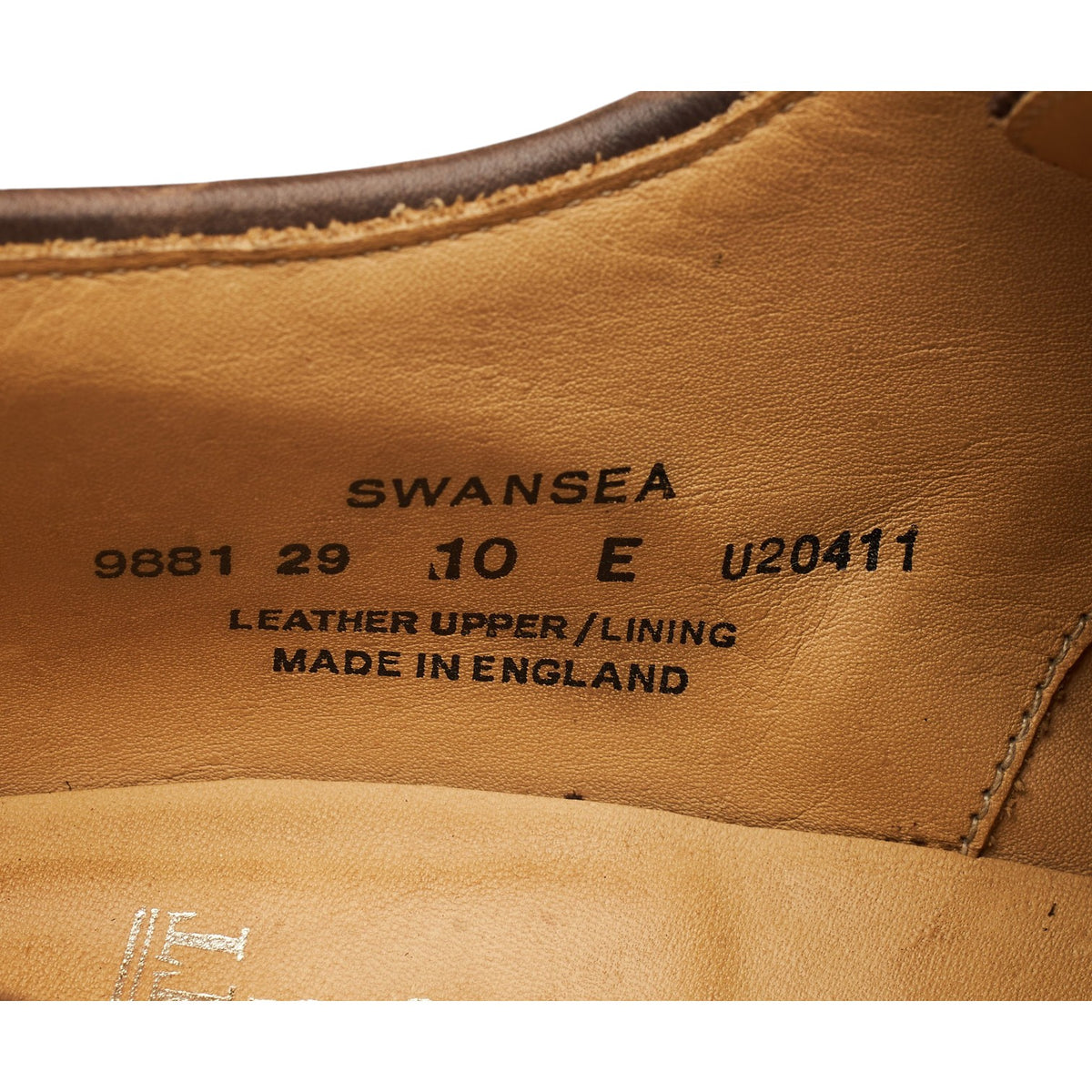 'Swansea' Dark Brown Suede Derby Brogues UK 10 E