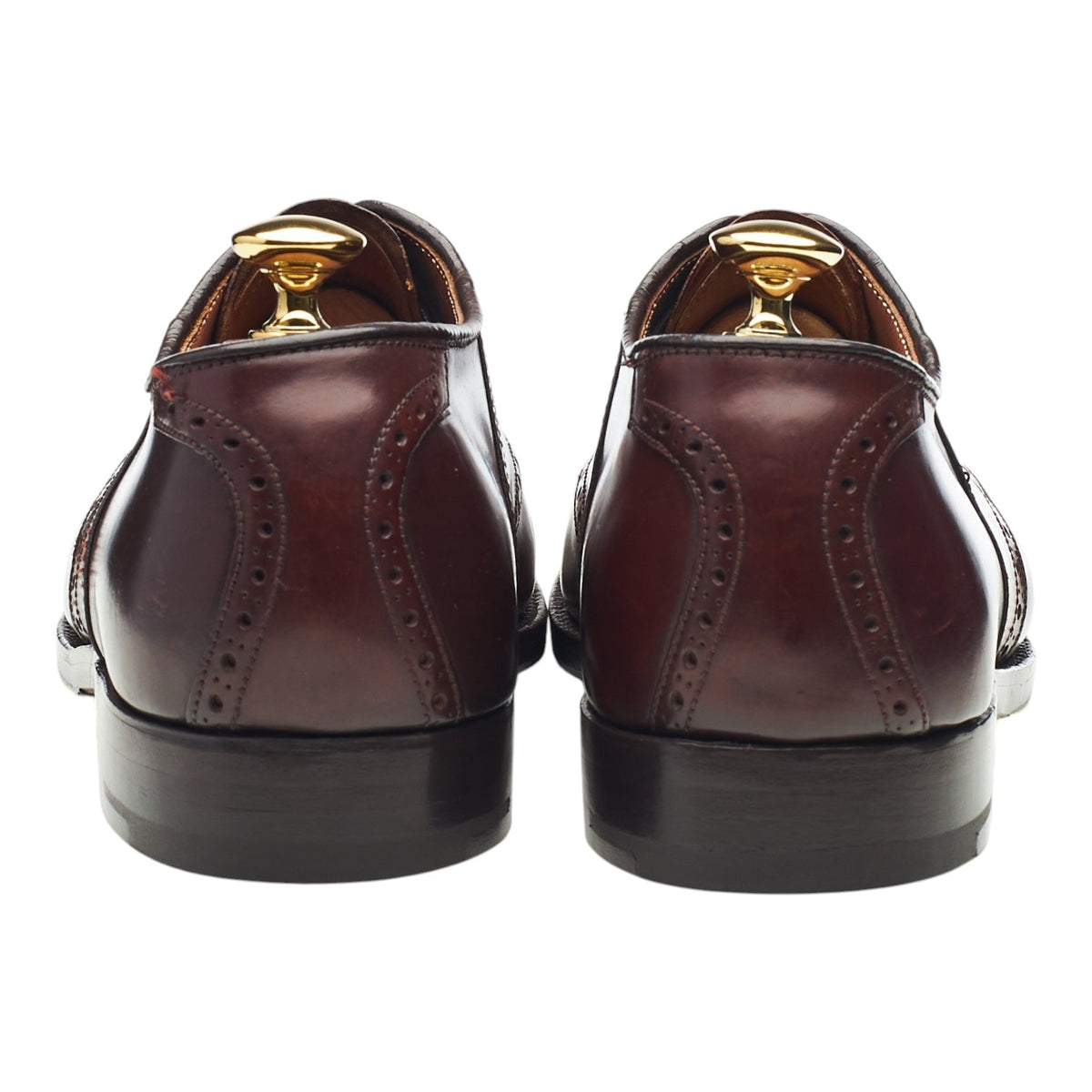 '6F28' Burgundy Cordovan Leather Saddle Oxford UK 7.5 US 8.5