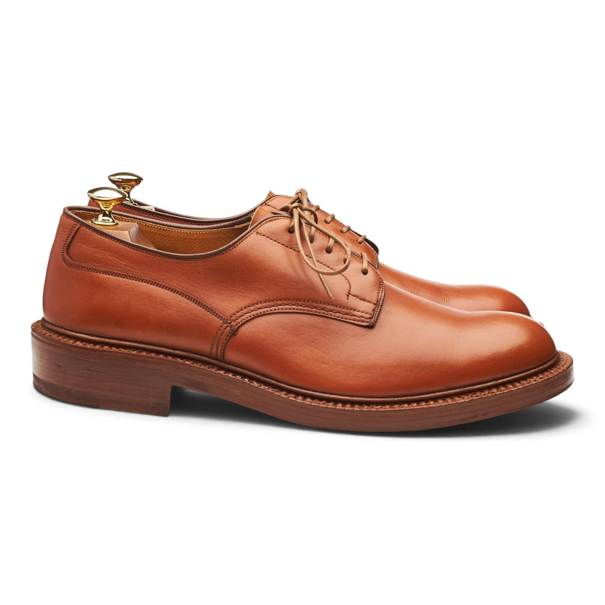 Tan Brown Leather Derby UK 9.5