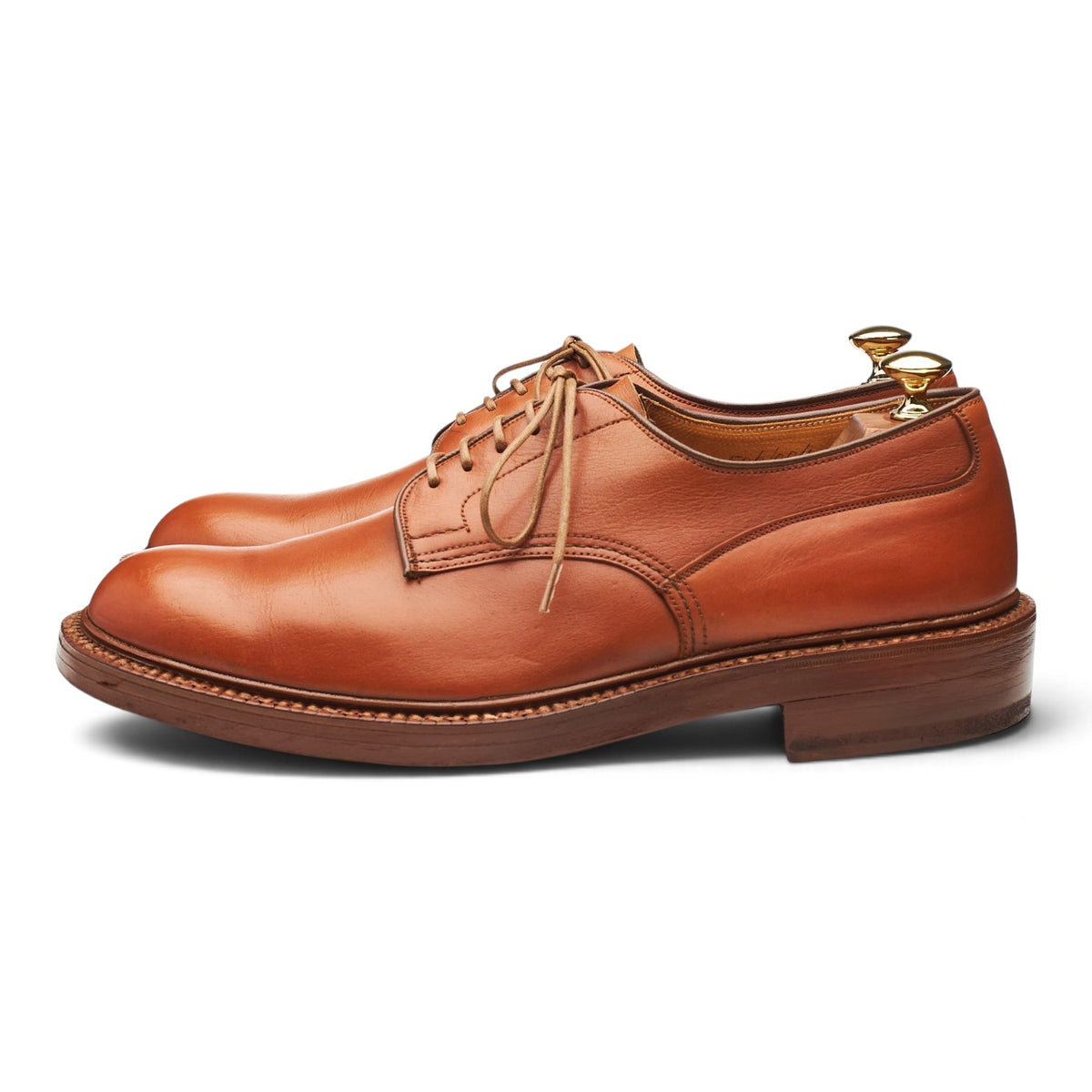 Tan Brown Leather Derby UK 9.5