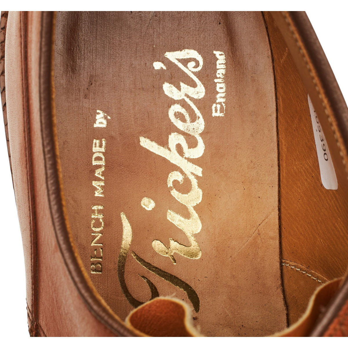 Tan Brown Leather Derby UK 9.5