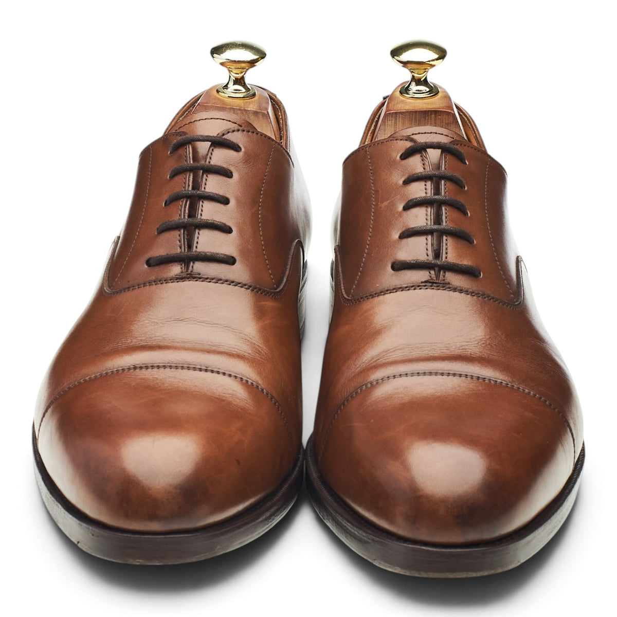 Hackett '732' Brown Leather Oxford UK 8.5