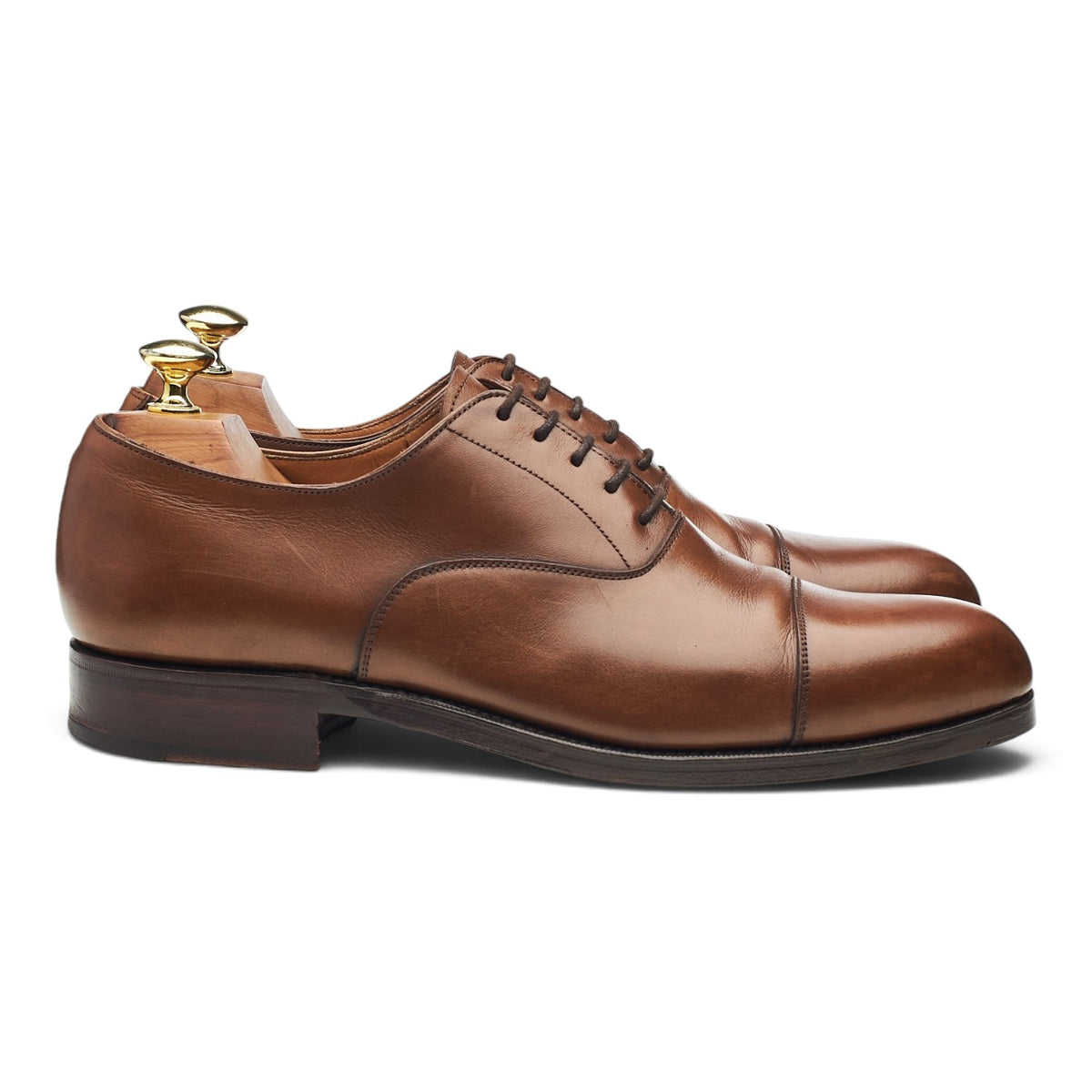 Hackett '732' Brown Leather Oxford UK 8.5