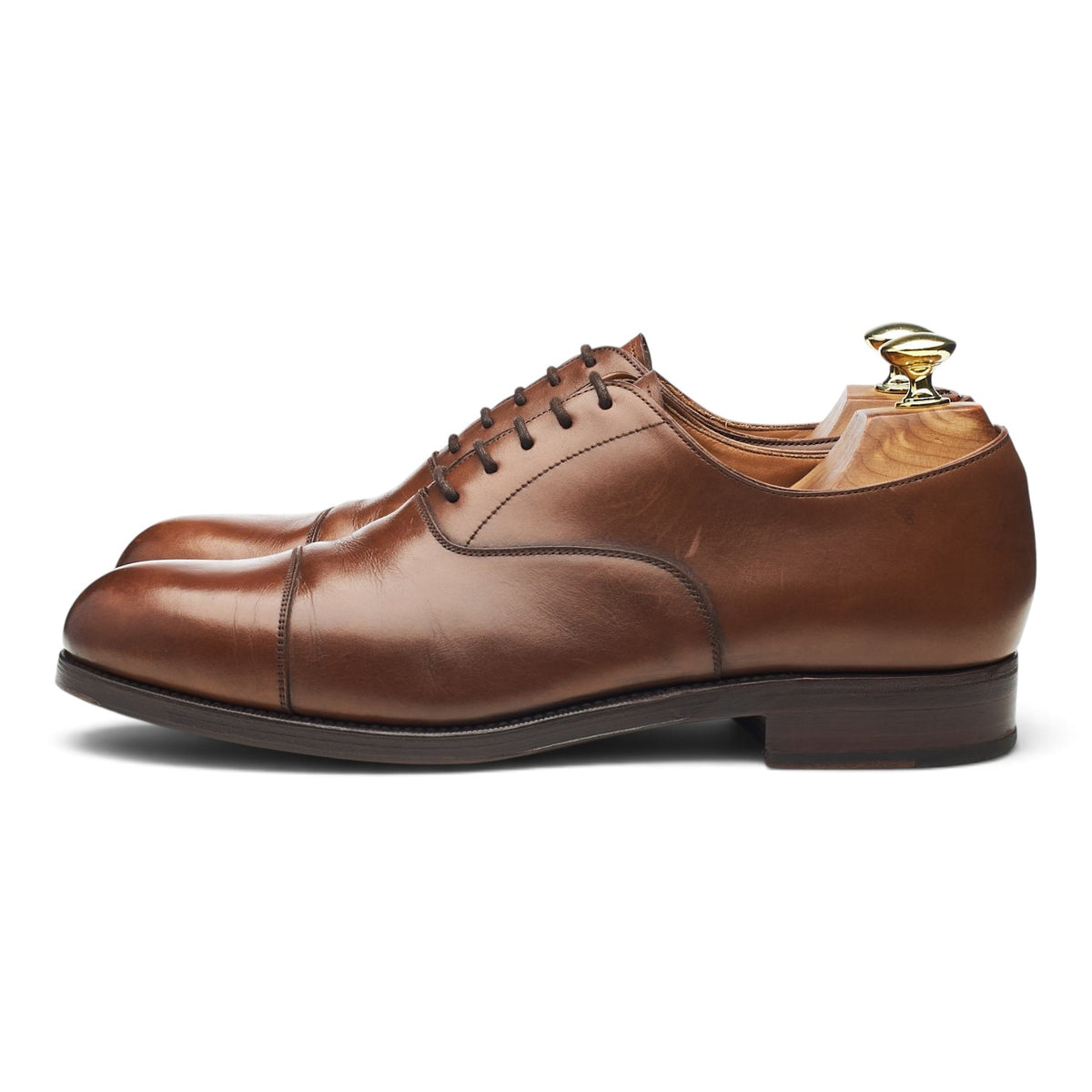 Hackett '732' Brown Leather Oxford UK 8.5