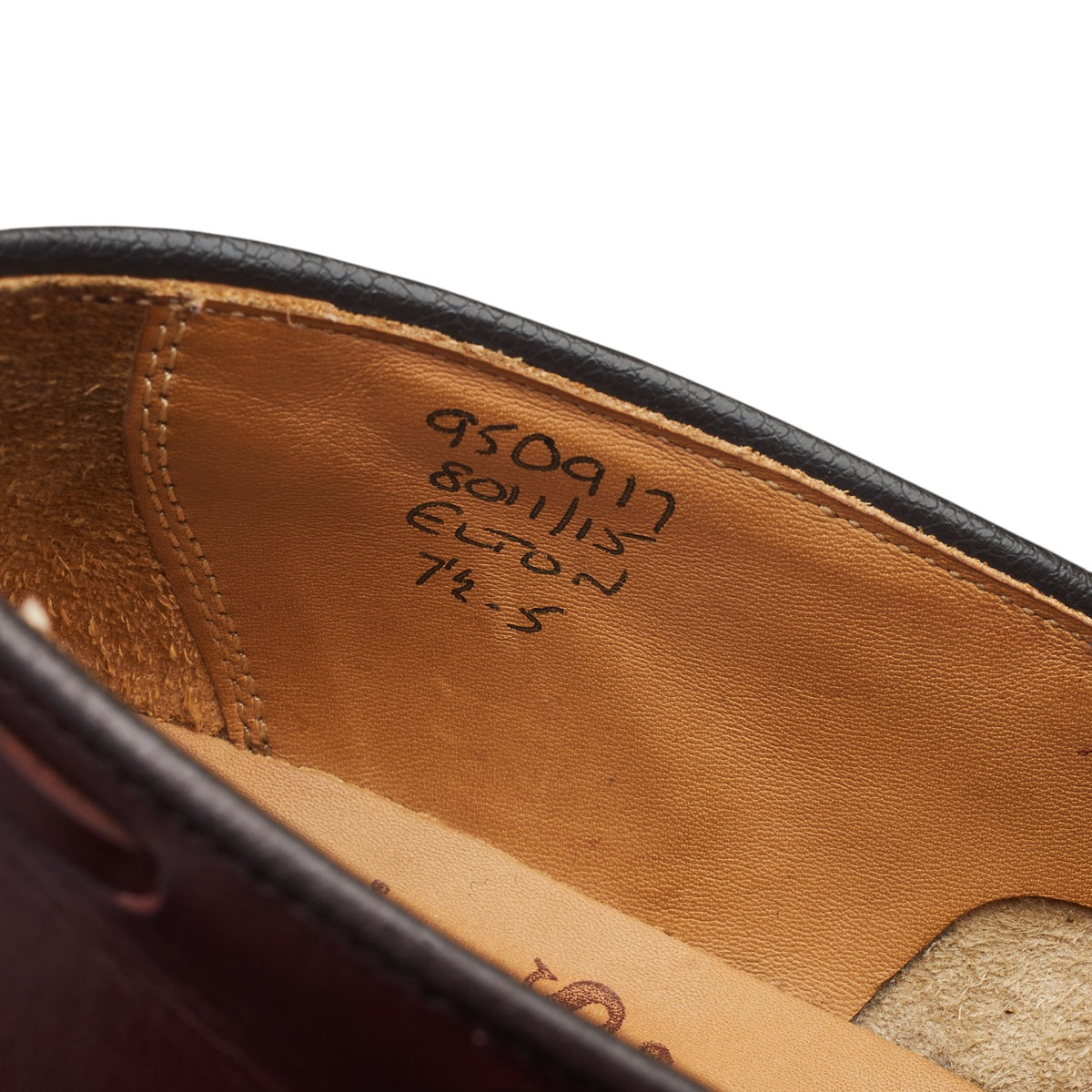 'Elton' Burgundy Leather Tassel Loafers UK 7.5