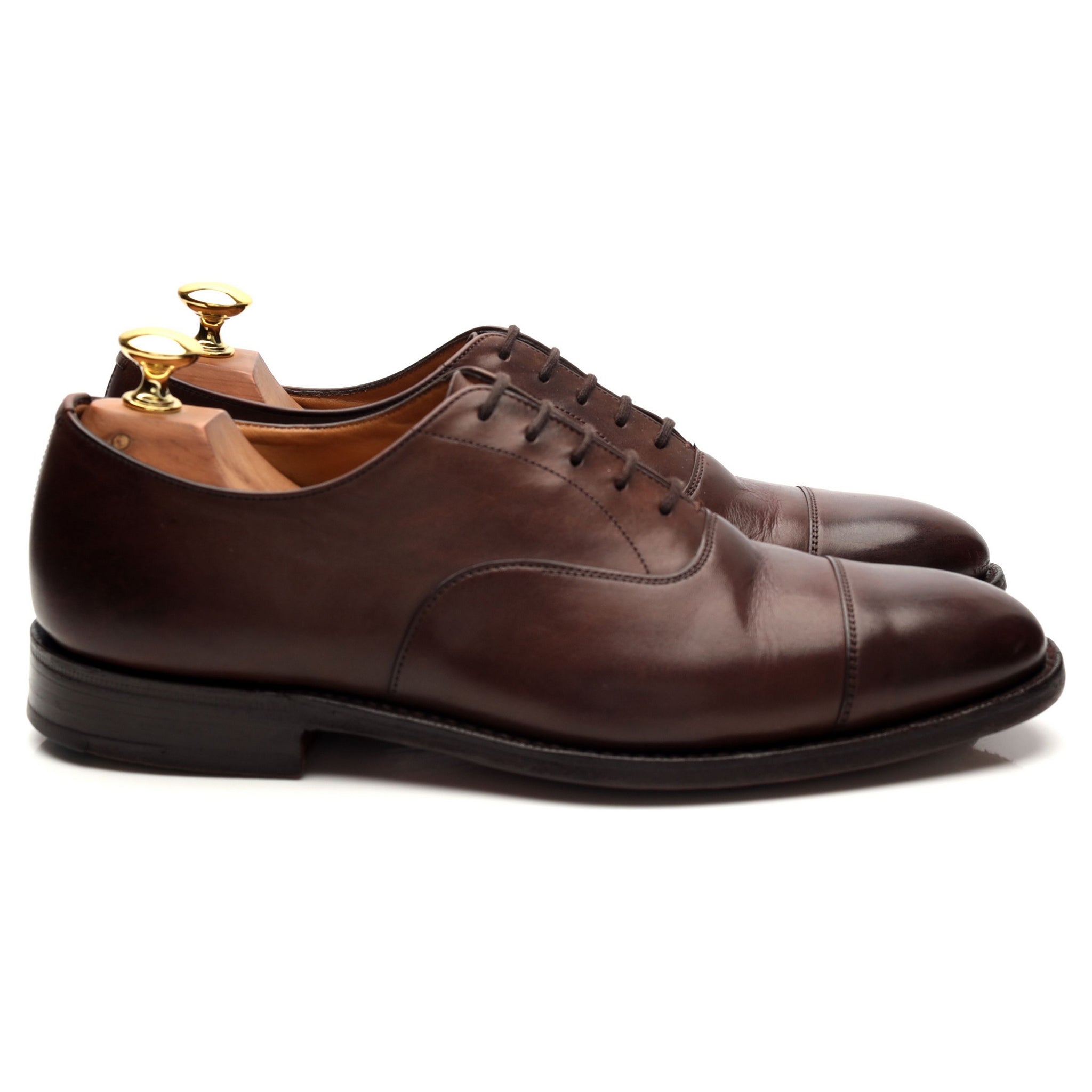 Consul' Brown Leather Oxford UK 6.5 F - Abbot's Shoes Consul' Brown Leather Oxford UK 6.5 F - Abbot's Shoes