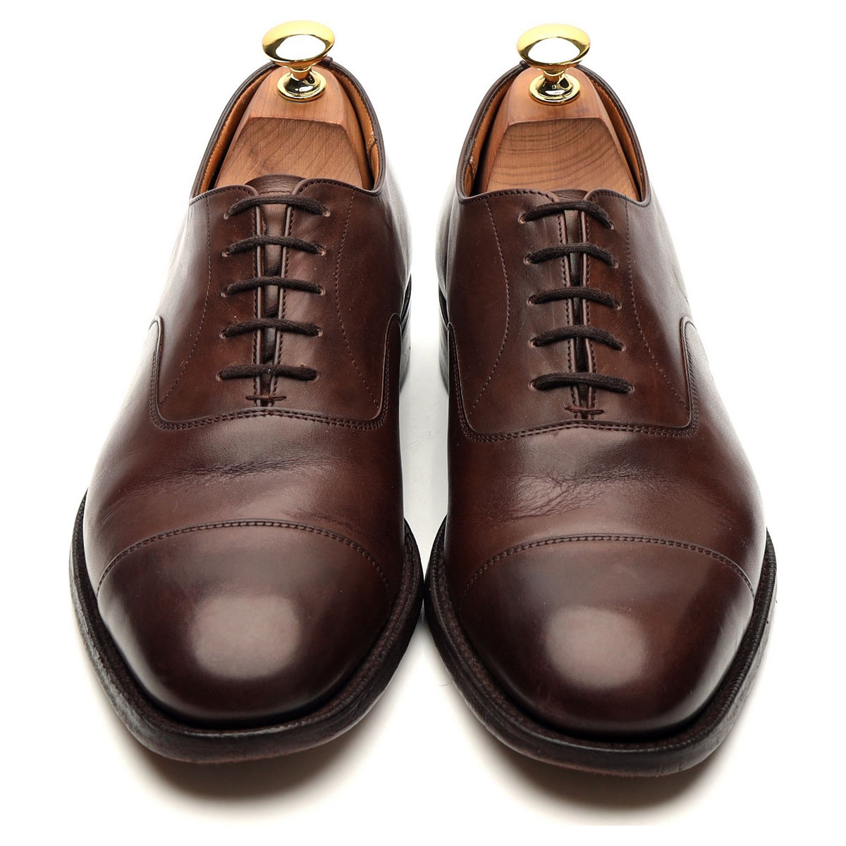 &#39;Consul&#39; Brown Leather Oxford UK 6.5 F