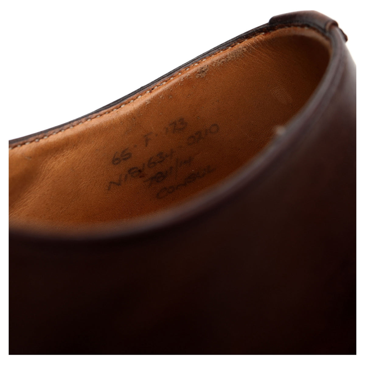 &#39;Consul&#39; Brown Leather Oxford UK 6.5 F