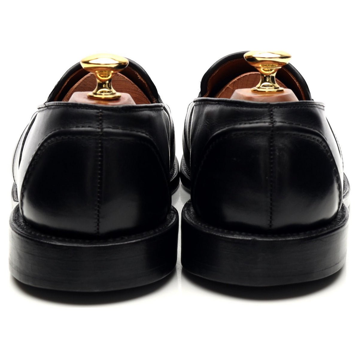 &#39;Randolph&#39; Black Leather Loafers UK 9 US 10 C