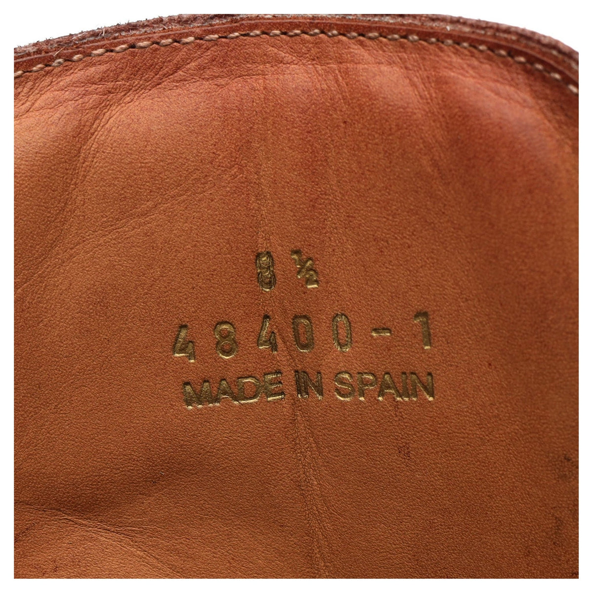 &#39;Brossa&#39; Cognac Tan Brown Leather Boots UK 8.5