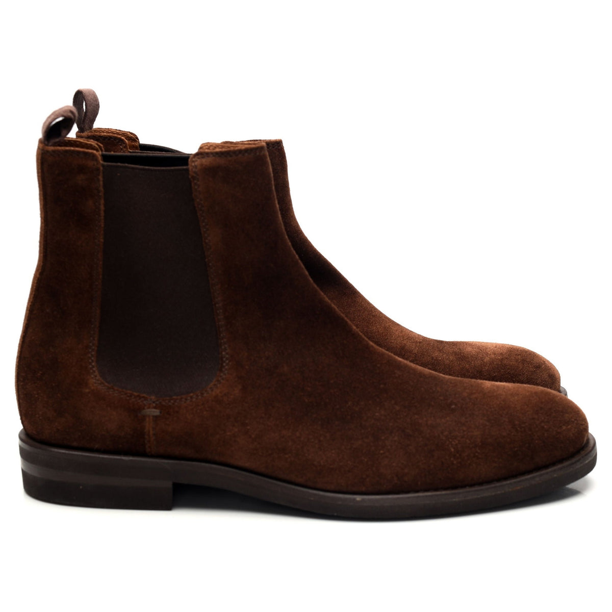 Brown Suede Chelsea Boots UK 8 EU 42