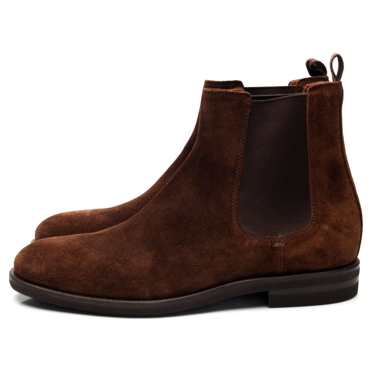 Brown Suede Chelsea Boots UK 8 EU 42