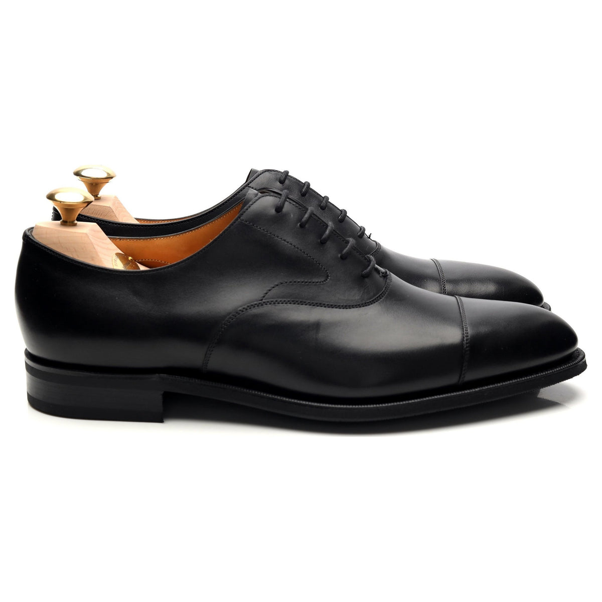 &#39;Chelsea&#39; Black Leather Oxford UK 8.5 E