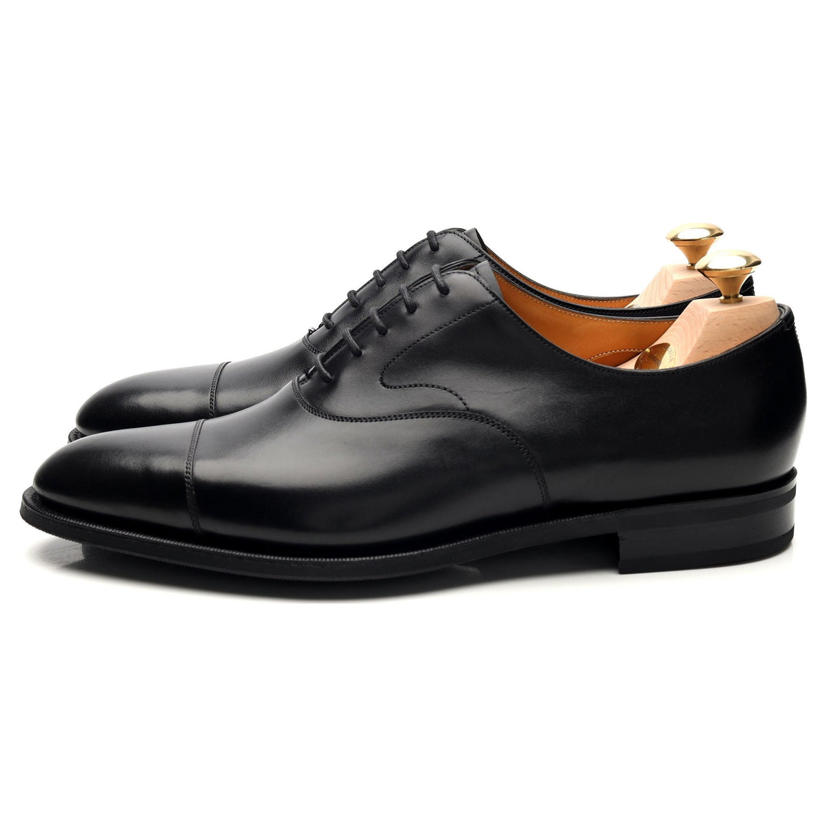 &#39;Chelsea&#39; Black Leather Oxford UK 8.5 E