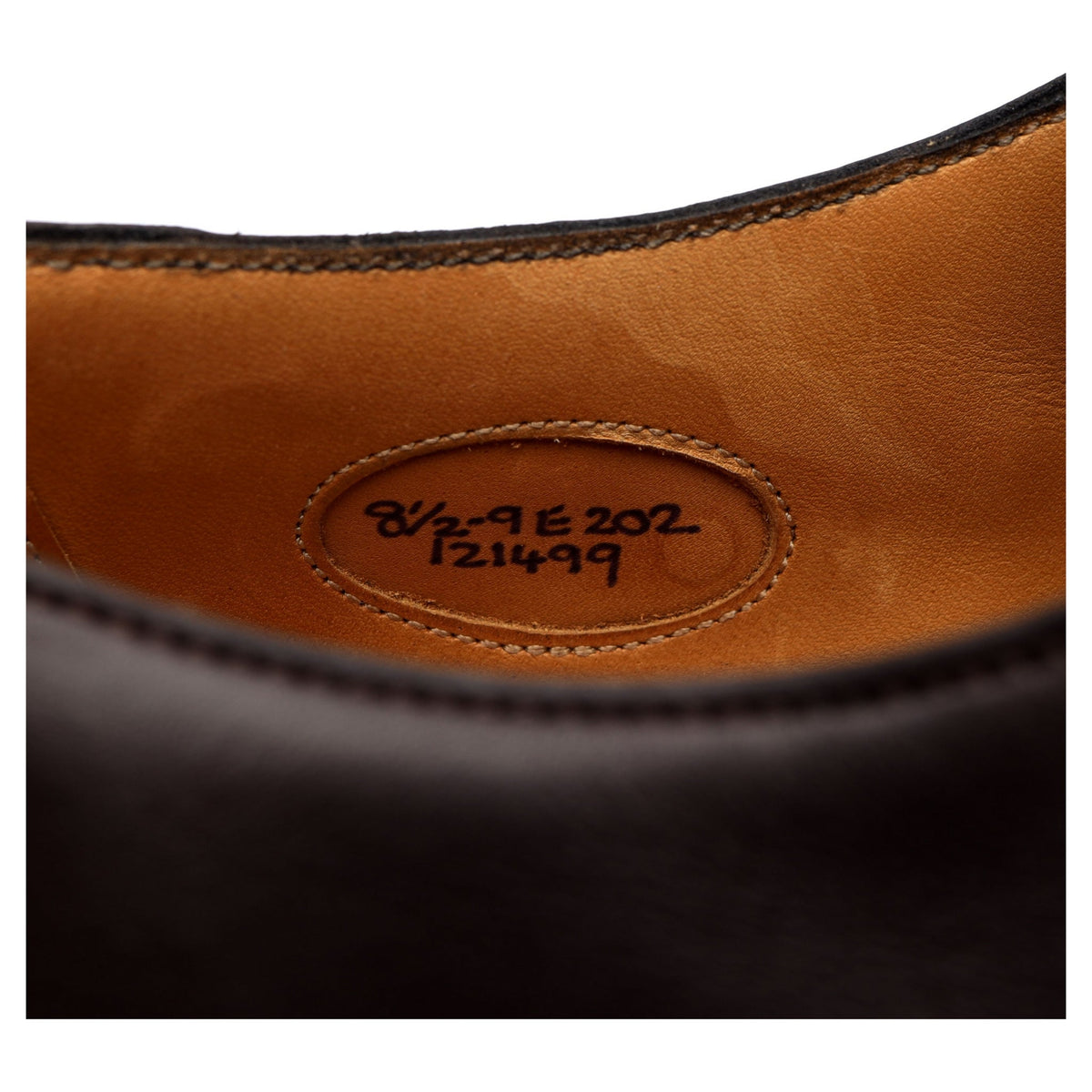 &#39;Westminster&#39; Dark Brown Leather Double Monk Strap UK 8.5 E