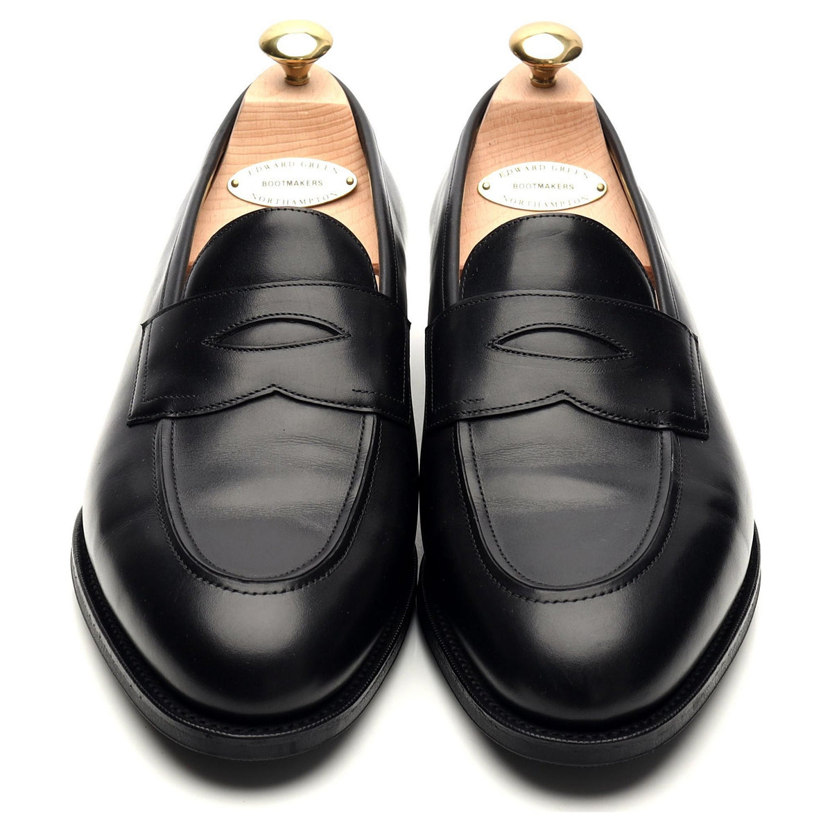 &#39;Piccadilly&#39; Black Leather Loafers UK 8.5 E