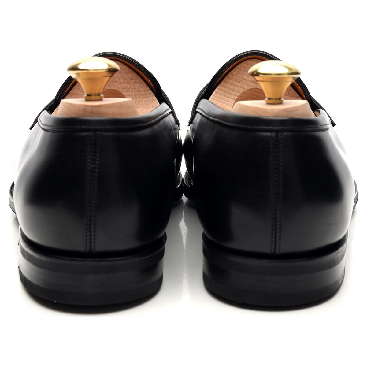 &#39;Piccadilly&#39; Black Leather Loafers UK 8.5 E