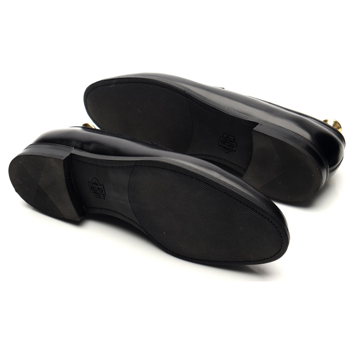 &#39;Piccadilly&#39; Black Leather Loafers UK 8.5 E