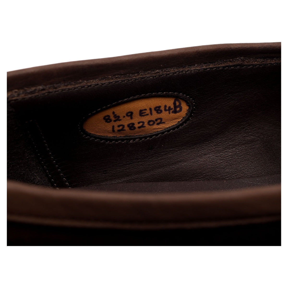 &#39;Bath&#39; Dark Brown Suede Monk Strap Loafers UK 8.5 E