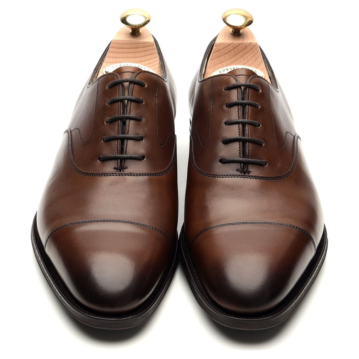 &#39;Chelsea&#39; Dark Brown Leather Oxford UK 8.5 E