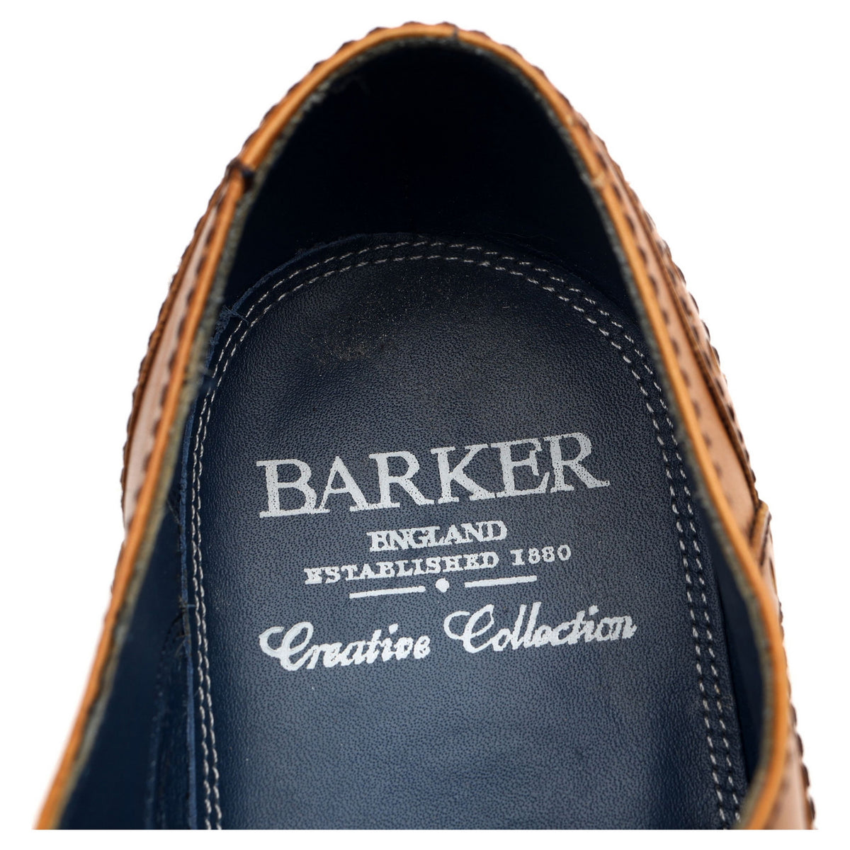 &#39;Grant&#39; Tan Brown Leather Oxford UK 7 F